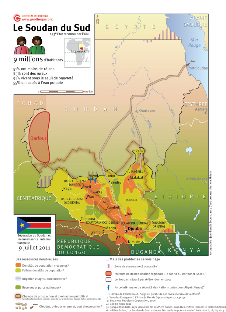 Le Soudan du Sud, 193e Etat reconnu par l'ONU