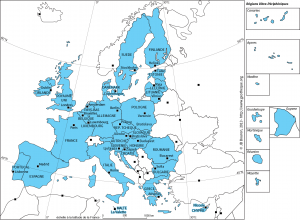 Carte parlante union européenne pays capitale 28 membres