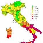Italie carte qualité de vie