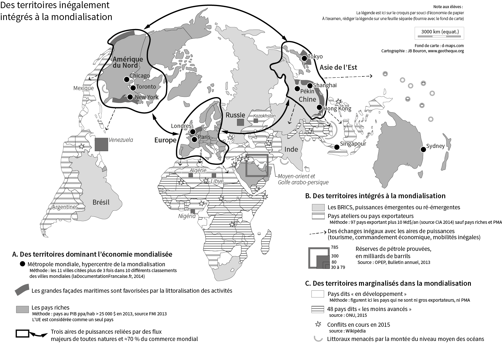 Fond De Carte Linégale Intégration Des Territoires Dans La
Mondialisation